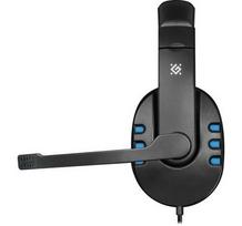 melynos ausines senukai - Defender Warhead G-160 (Black/ Blue) - 2 nuotrauka