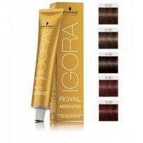 igora royal - Schwarzkopf Professional IGORA Royal Absolutes profesionalūs plaukų dažai 60 ml. - 8-60 - Light Blonde Chocolate Natural - 1 nuotrauka