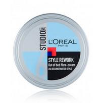 Loreal Studio Line Style Rework Out Of Bed Fibre Cream plaukų kremas 150 ml