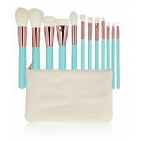 Mimo Tools for Beauty Makeup Brush Turqouise makiažo šepetėlių rinkinys 12 vnt.