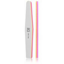 Ilū by Tools For Beauty 2in1 File & Buffer Diamond nagų dildė 1 vnt. - Pink, Grid 100/180