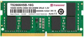 Transcend Green 16GB DDR4 2666MHZ SO-DIMM TS2666HSB-16G