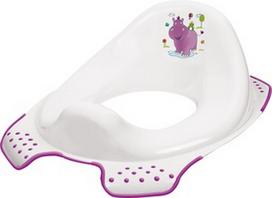 Mokomasis tualeto dangtis Keeeper Toilet Training Seat Hippo, baltas