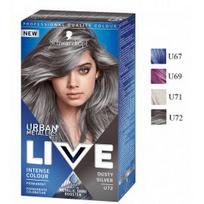 Schwarzkopf Live Urban Metallics Permanent Intense Colour plaukų dažai - U72 Dusty Silver