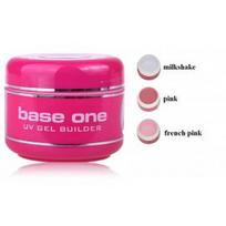 Silcare Base One UV Gel Builder gelis nagų priauginimui - Thick Clear 50g