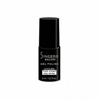  SINCERO SALON gelinio nagų lako viršutinis sluoksnis TOP COAT NO WIPE, 6 ml