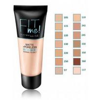 Maybelline Fit Me Matte & Poreless makiažo pagrindas - 104 Soft Ivory