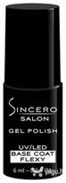  SINCERO SALON gelinio nagų lako pagrindas BASE COAT FLEXY, 6 ml