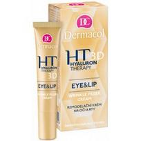 Dermacol Hyaluron Therapy 3D paakių ir lūpų kremas su hialurono rūgštimi 15 ml.