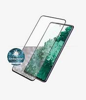PanzerGlass Samsung, Galaxy S21 Series, Antibacterial glass, Juodas, Antifingerprint screen protector, Case Friendly