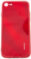 Evelatus Apple iPhone 7/8 Vanduo Ripple Full Color Electroplating Tempered Glass Case Raudona