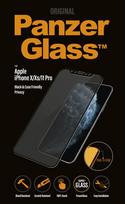apsauginis stiklas iphone 11 privacy - PanzerGlass P2664 Apple, iPhone X/Xs/11 Pro, Tempered glass, Juodas, Case friendly with Privacy filter - 1 nuotrauka