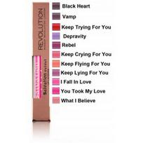 Makeup Revolution Velvet Lip Lacquer lūpų dažai-lakas - Vamp