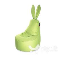 Sėdmaišis Qubo™ Mommy Rabbit, gobelenas, šviesiai žalias