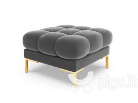 Pufas Cosmopolitan Design Bali, pilkas/auksinės spalvos