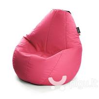 Sėdmaišis Qubo™ Comfort 90, gobelenas, rožinis