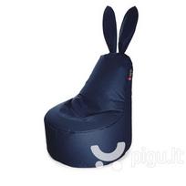 Sėdmaišis Qubo™ Mommy Rabbit, gobelenas, tamsiai mėlynas