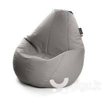 Sėdmaišis Qubo™ Comfort 90, gobelenas, šviesiai pilkas
