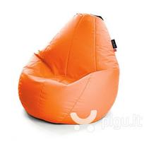 Sėdmaišis Qubo™ Comfort 90, gobelenas, oranžinis