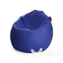 Sėdmaišis Qubo™ Comfort 80 Blueberry, gobelenas, tamsiai mėlynas