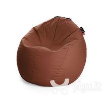 Sėdmaišis Qubo™ Comfort 80, gobelenas, rudas