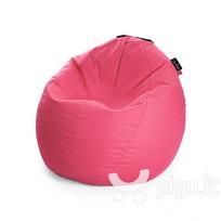 Sėdmaišis Qubo™ Comfort 80, gobelenas, rožinis