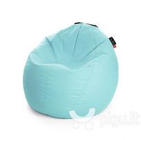 Sėdmaišis Qubo™ Comfort 80 Cloud, gobelenas, šviesiai mėlynas