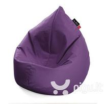 gobelenas - Sėdmaišis Qubo™ Drizzle Drop, gobelenas, violetinis - 1 nuotrauka