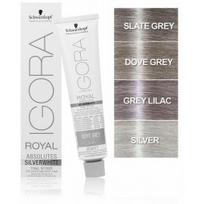 igora royal - Schwarzkopf Professional Igora Royal Absolutes Silver profesionalūs plaukų dažai 60 ml. - Slate Grey - 1 nuotrauka