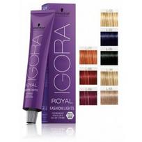 Schwarzkopf Professional Igora Royal Fashion Lights profesionalūs plaukų dažai 60 ml. - L-88 Red Extra