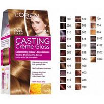 Loreal Casting Creme Gloss plaukų dažai be amoniako -  554 Chilli Chocolate