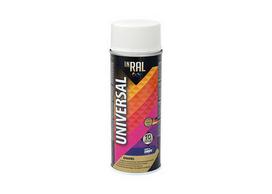 aerozolis -  Aerozoliniai dažai INRAL UNIVERSAL, RAL9003, blizgūs, 400 ml balti - 1 nuotrauka