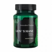  INNOVATIVE PHARMA LION'S MANE + VITAMINAS C IR PANTOTENO RŪGŠTIS, 30 kapsulių
