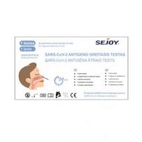 greitasis antigenu testas camelia -  SEJOY greitasis SARS-Cov-2 antigeno testas iš nosies, 1 vnt. - 1 nuotrauka