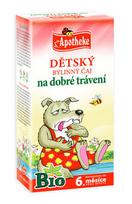  APOTHEKE BIO „Po gausių pietų“ žolelių arbata vaikams  nuo 6 mėnesių, 1,5g N20