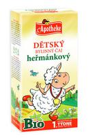 APOTHEKE BIO Ramunėlių arbata vaikams nuo 1 savaitės, 1g N20