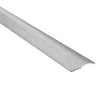 Aliumininė grindų juostelė PRO26 B3, šukuoto titano sp., 26 mm pločio, 186 cm ilgio