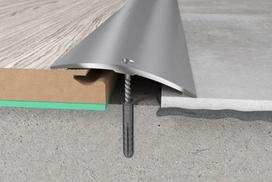 Aliumininė grindų juostelė PR4 A1, sidabro sp., 48 mm pločio, 93 cm ilgio