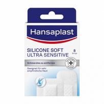  HANSAPLAST minkštas pleistras SILICONE SOFT, 8 juostelių