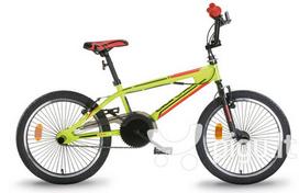 Dviratis Aurella BMX Freestyle 346 20", geltonas
