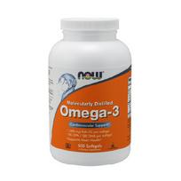 zuvis -  NOW Omega 3 1000mg 500 Kapsulių - 1 nuotrauka