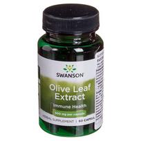  SWANSON OLIVE LEAF EXTRACT, 500 mg, 60 kapsulių