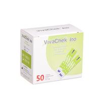 juosteles kraujo -  VIVA CHEK INO, diagnostinės juostelės, 50 vnt. - 1 nuotrauka