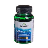 kapsule - Swanson Astaxanthin 4mg 60vnt - 1 nuotrauka