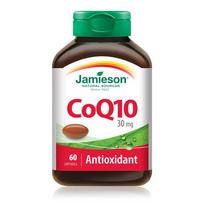  JAMIESON CO Q10 KOFERMENTAS, 30 mg, 60 minkštų kapsulių