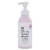  YOPE Natūralus intymios higienos prausiklis, pelargonija ir spanguolės, 300ml.