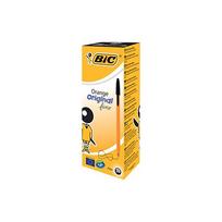 Bic Tušinukas Orange Fine 0.8 mm, juodi, pakuotėje 20 vnt 101144