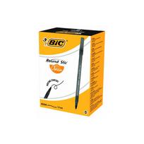 Bic Tušinukas Round Stic 1.0 mm, juodas, pakuotėje 60 vnt 256385