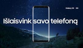 samsung mobilius - Samsung Galaxy S8 G950F 64GB Midnight Black (Juodas) - 8 nuotrauka