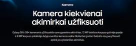 samsung mobilius - Samsung Galaxy S8 G950F 64GB Midnight Black (Juodas) - 7 nuotrauka